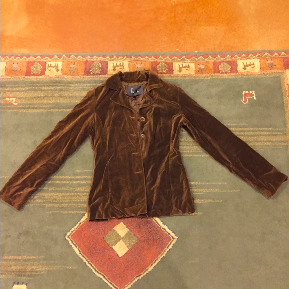 Frenchi Velvet Blazer
